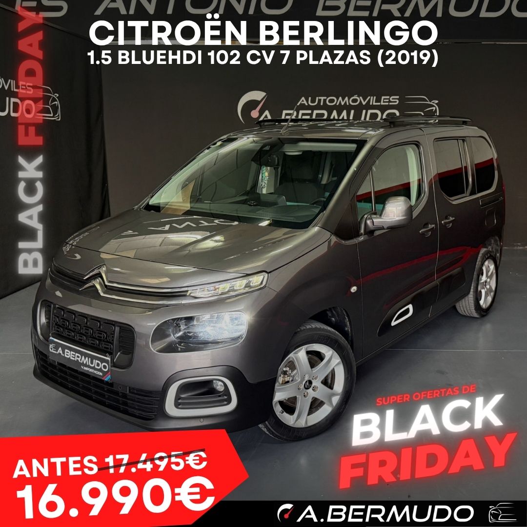 CITROEN BERLINGO 1.5 BLUEHDI 7 PLAZAS, 102 CV